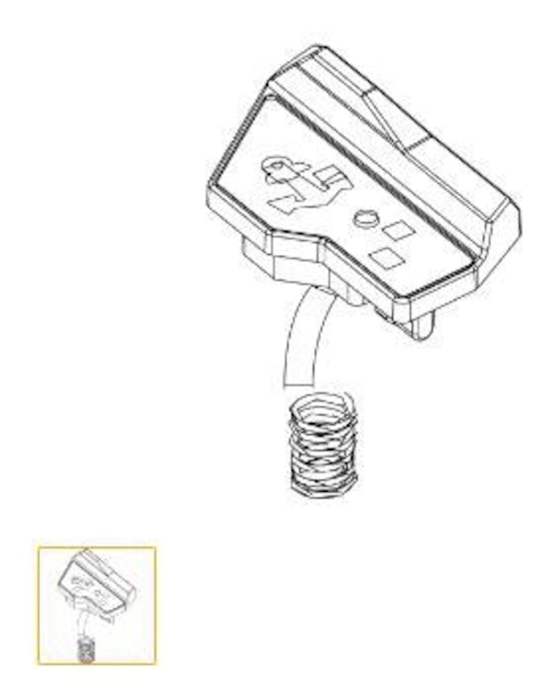 Lowrance Ghost Button, Front Right Kit 000-15311-001
