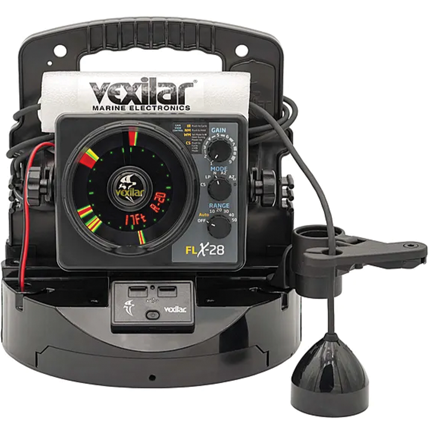 Vexilar FLX-28 ProPack Elite (Lithium Battery) w/ ProView Ice-Ducer