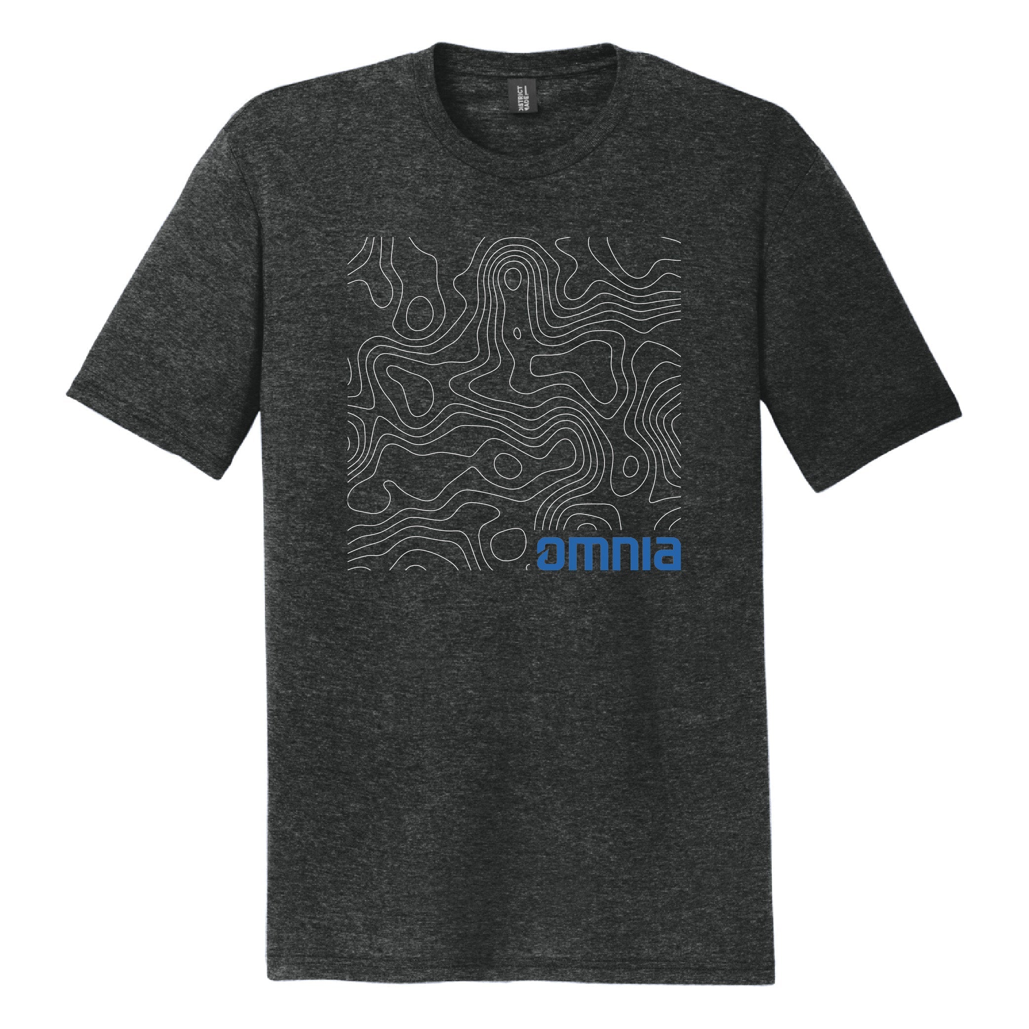 Omnia Fishing Contour Map T-Shirt