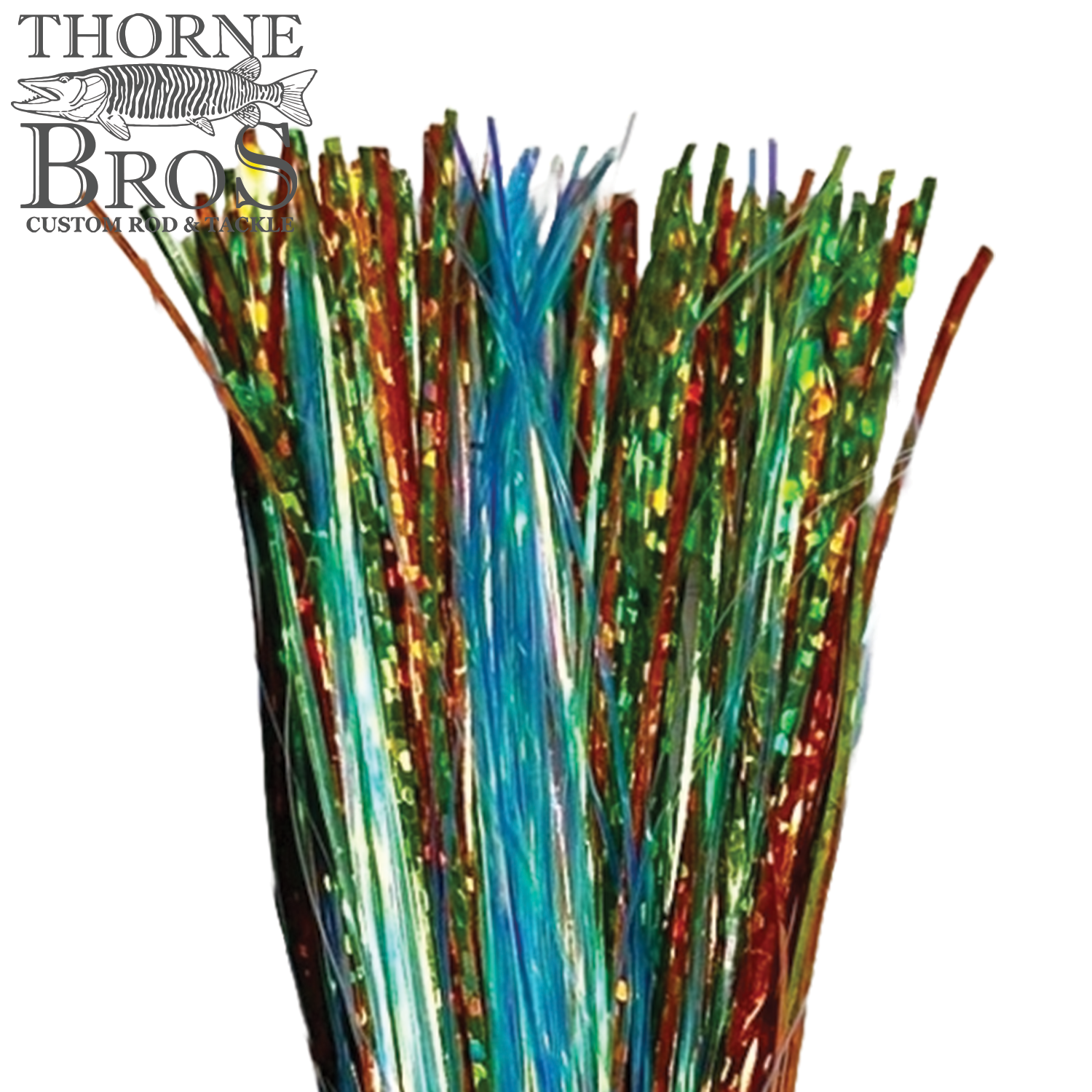 Thorne Brothers Pre-Tied Tinsel Skirt-Blended Tinsel