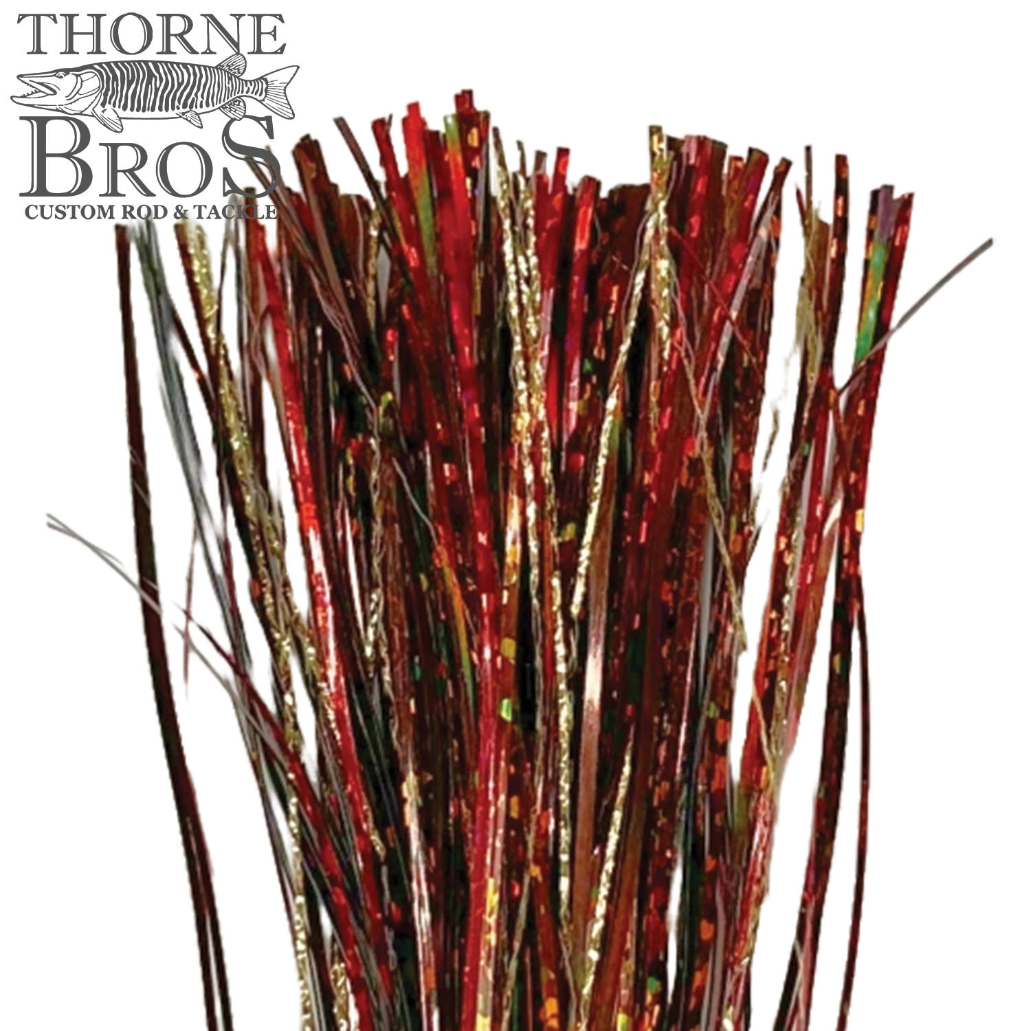 Thorne Brothers Pre-Tied Tinsel Skirt-Blended Tinsel
