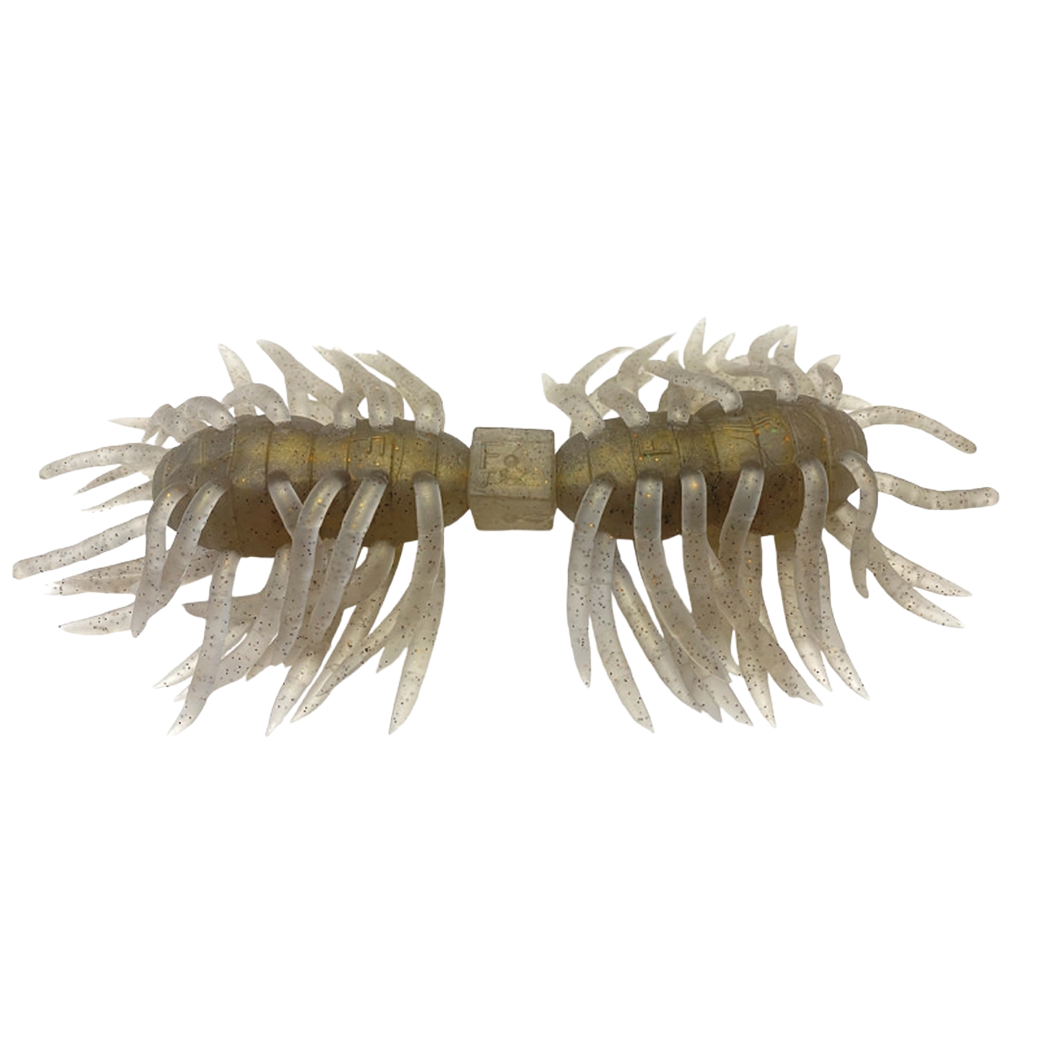 Imakatsu Hairy Spider Kujala 160 fishing lure in translucent brown with numerous soft, flexible appendages designed to mimic insect or aquatic prey for effective fishing tackle use.