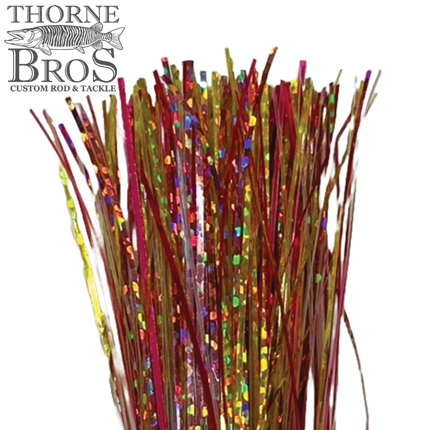 Thorne Brothers Pre-Tied Tinsel Skirt-Blended Tinsel