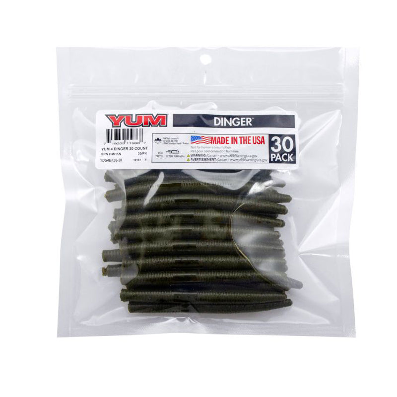 Yum Dinger Worm 4" - Bulk Pack