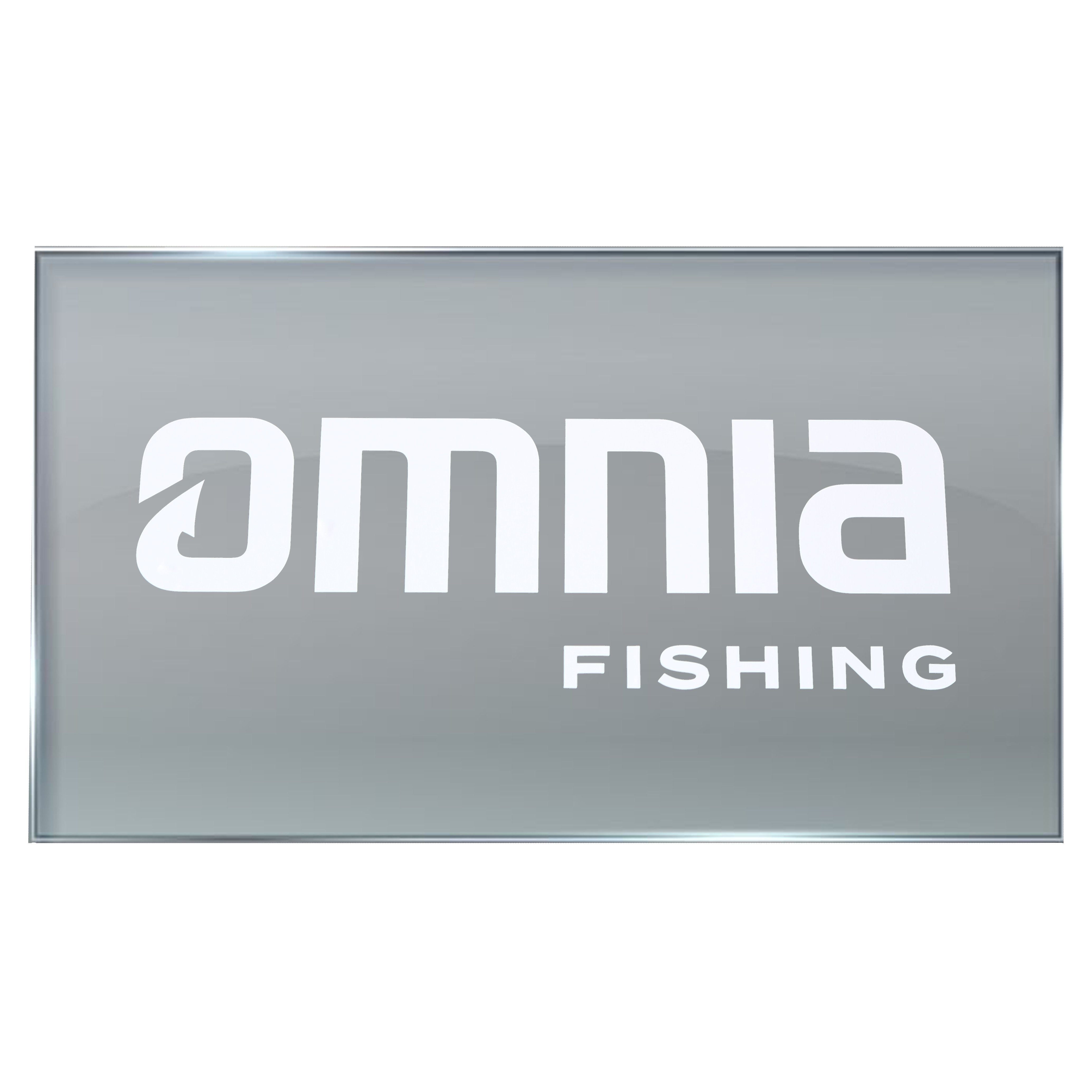 Omnia Fishing Large Stacked Logo Window Sticker