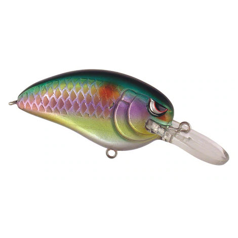 SPRO Little John MD 50 Crankbait fishing lure with a vibrant scale pattern, detailed eye design, and a clear diving lip for effective fishing tackle use.