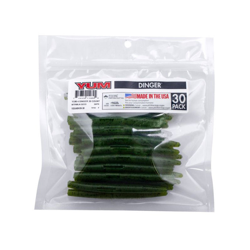 Yum Dinger Worm 4" - Bulk Pack
