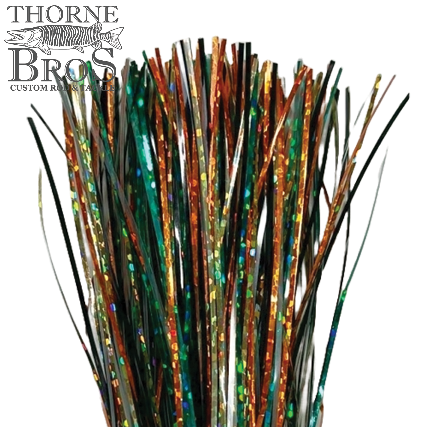 Thorne Brothers Pre-Tied Tinsel Skirt-Blended Tinsel