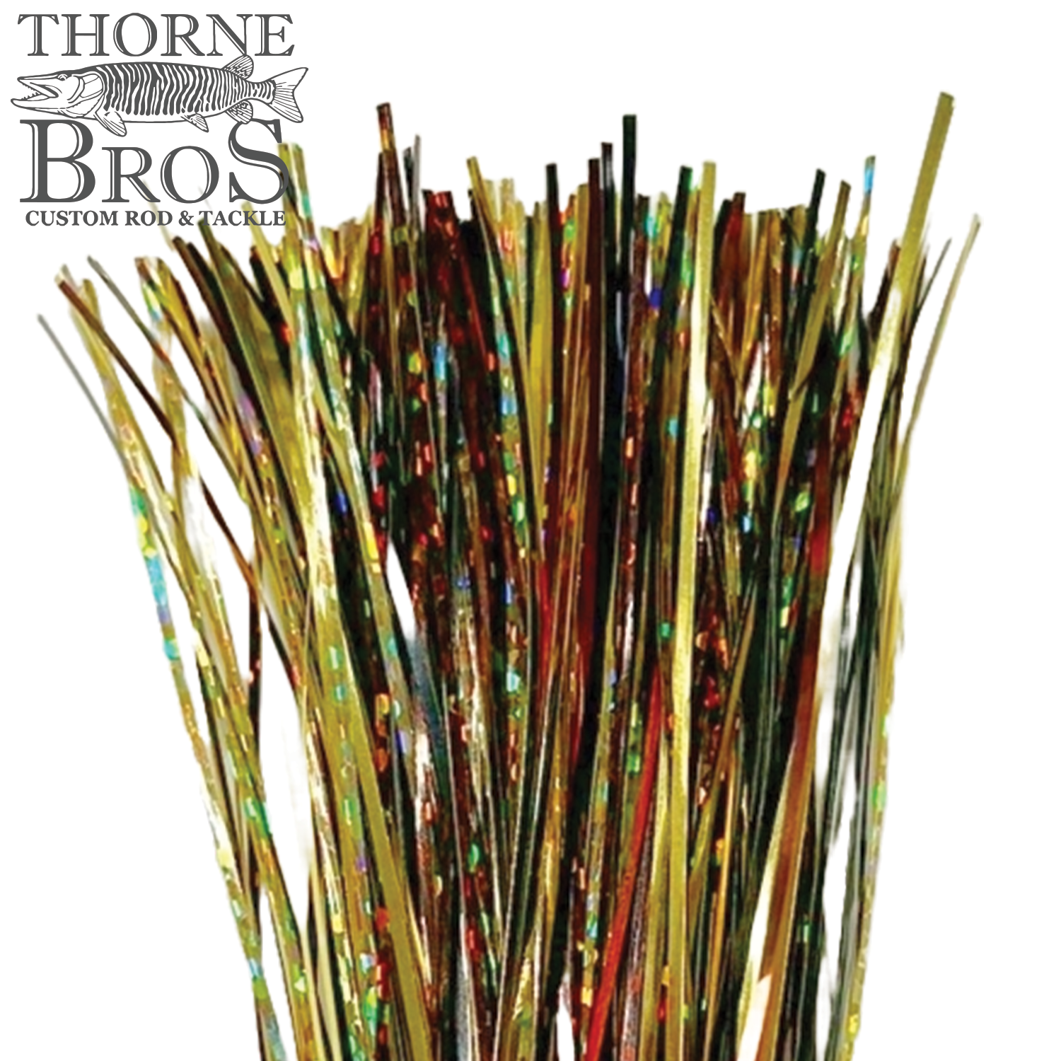 Thorne Brothers Pre-Tied Tinsel Skirt-Blended Tinsel