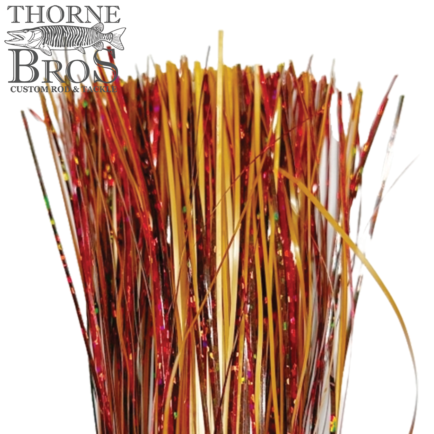 Thorne Brothers Pre-Tied Tinsel Skirt-Blended Tinsel