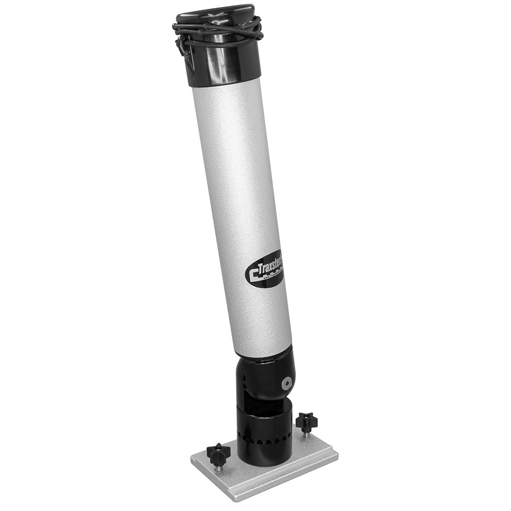 fishing pole rod holders for sale Traxstech RH1 Single Lift and Turn Rod Holder with Slide-In Base