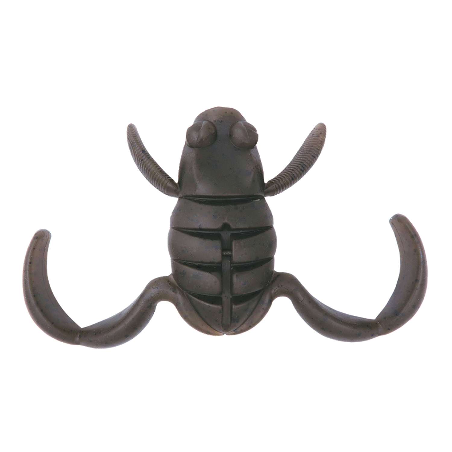 BottomUp Scooper Frog Magnum fishing lure in dark color with curved legs and arm-like appendages designed for lifelike movement in water, ideal for fishing tackle.