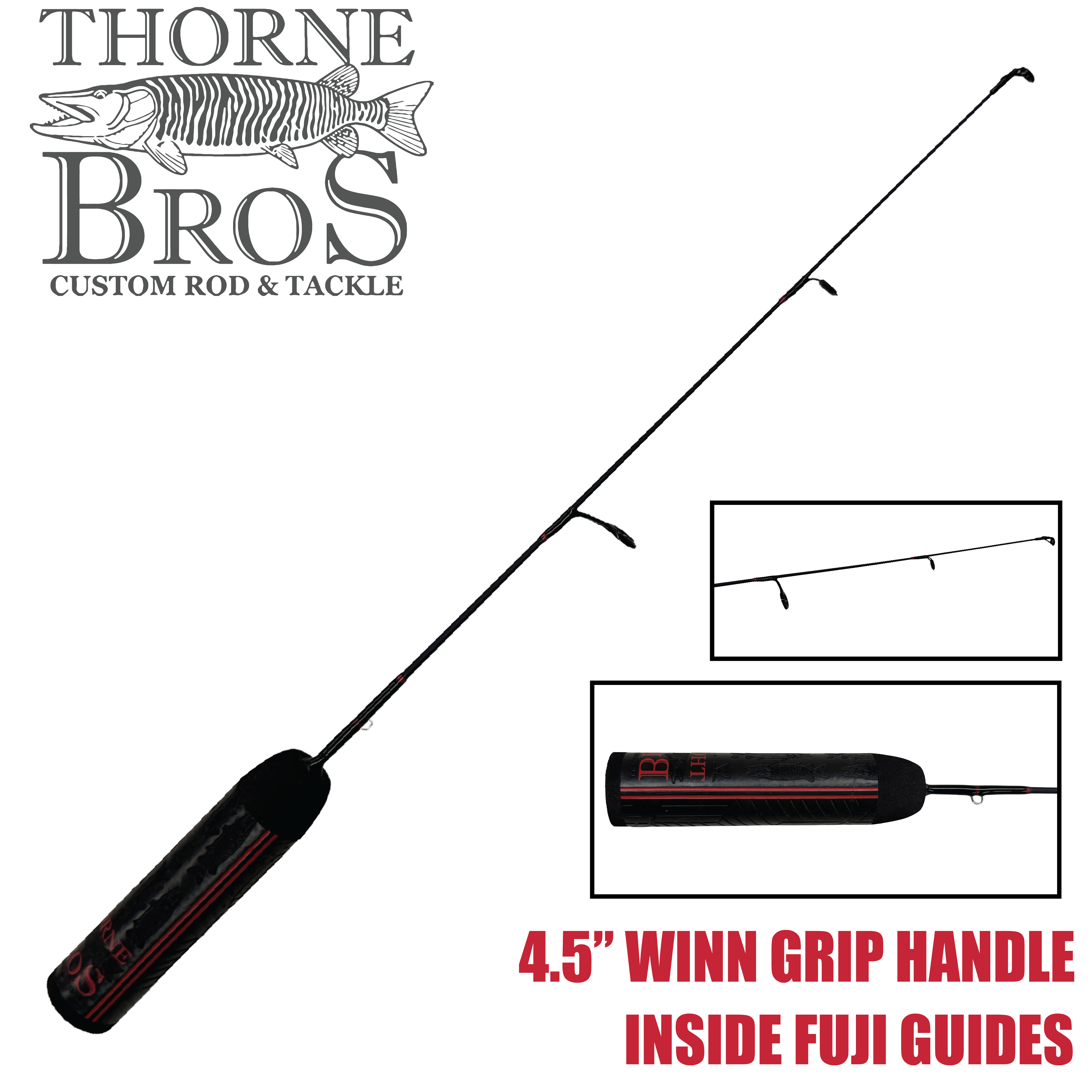 Thorne Bros Custom Ice Rod - Sweet Pea Options