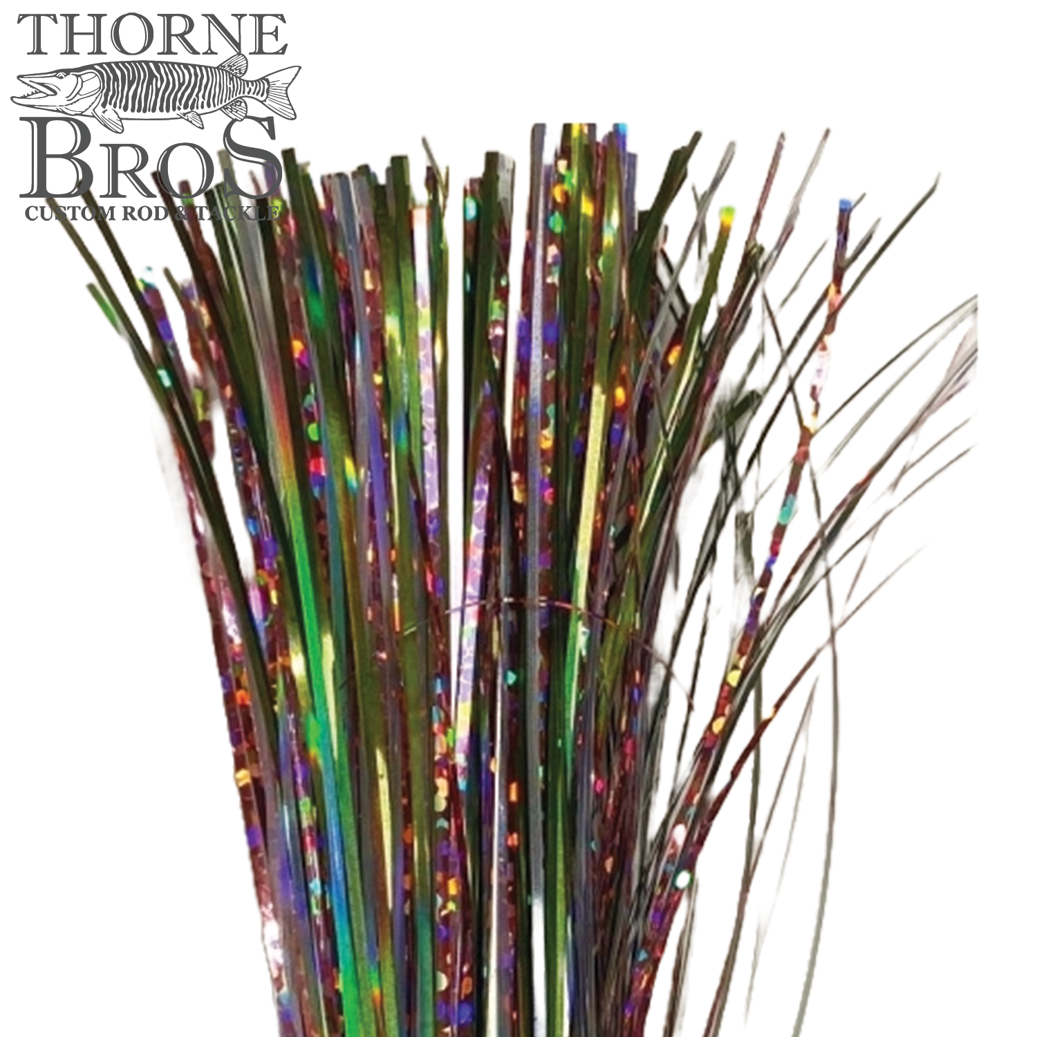 Thorne Brothers Pre-Tied Tinsel Skirt-Blended Tinsel