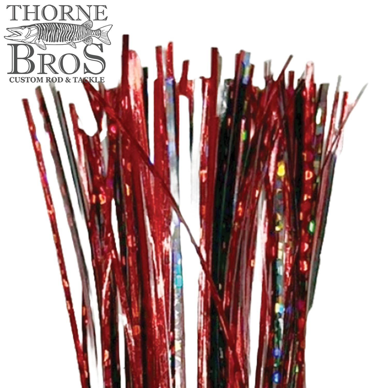 Thorne Brothers Pre-Tied Tinsel Skirt-Blended Tinsel