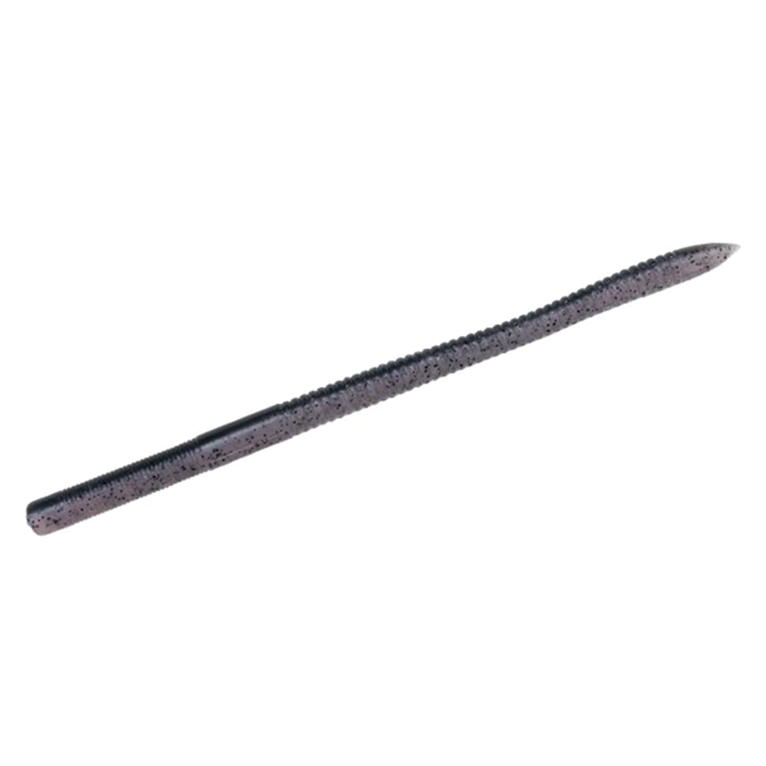 Galápagos Lashwave fishing lure in dark purple with black speckles, designed for freshwater fishing to attract musky and other game fish.