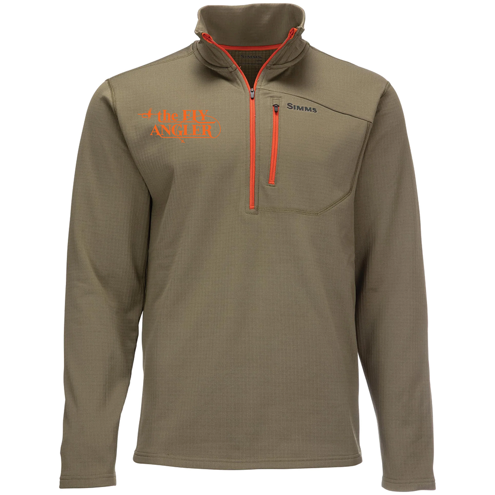 Simms Fly Angler Logo Thermal 1/4 Zip