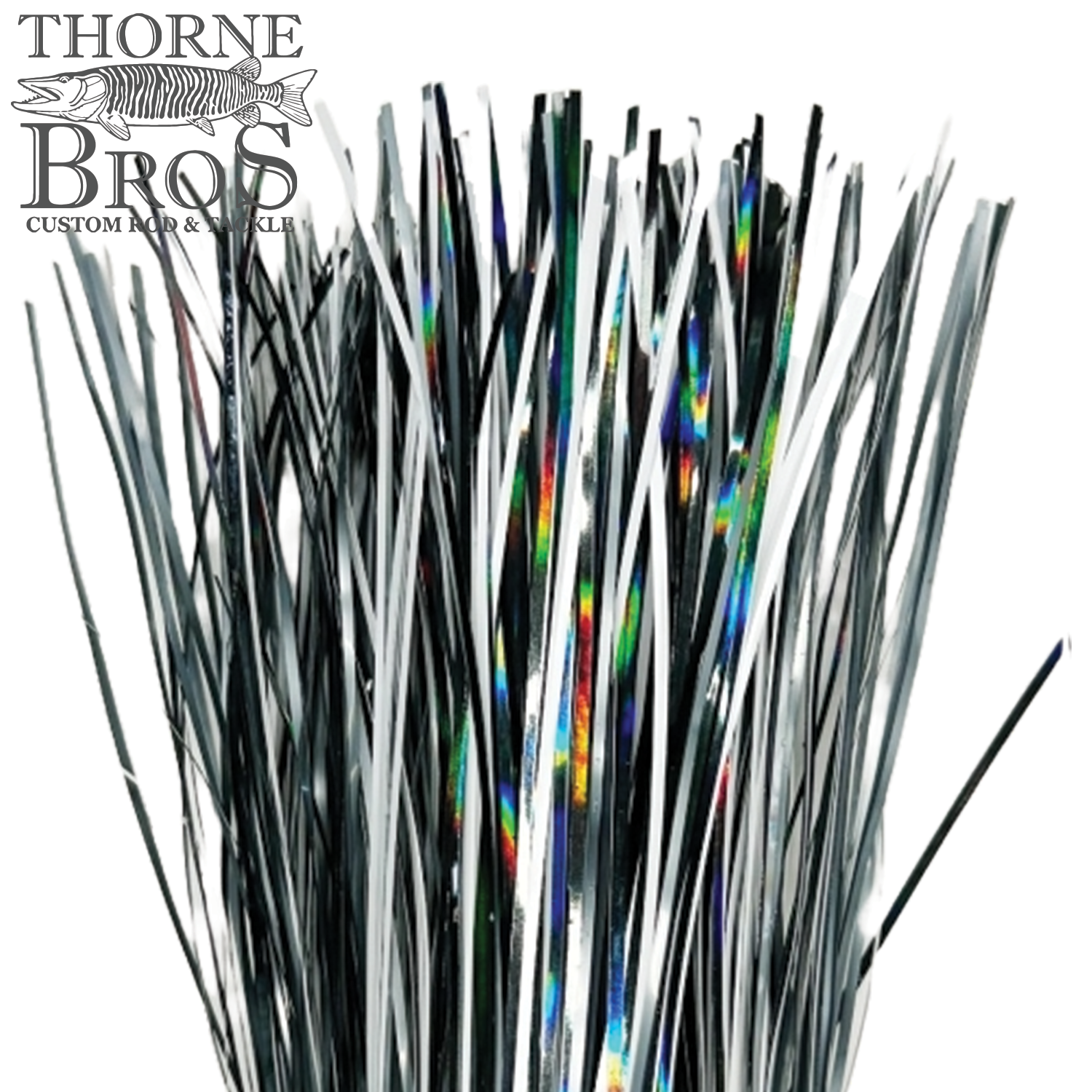 Thorne Brothers Pre-Tied Tinsel Skirt-Blended Tinsel