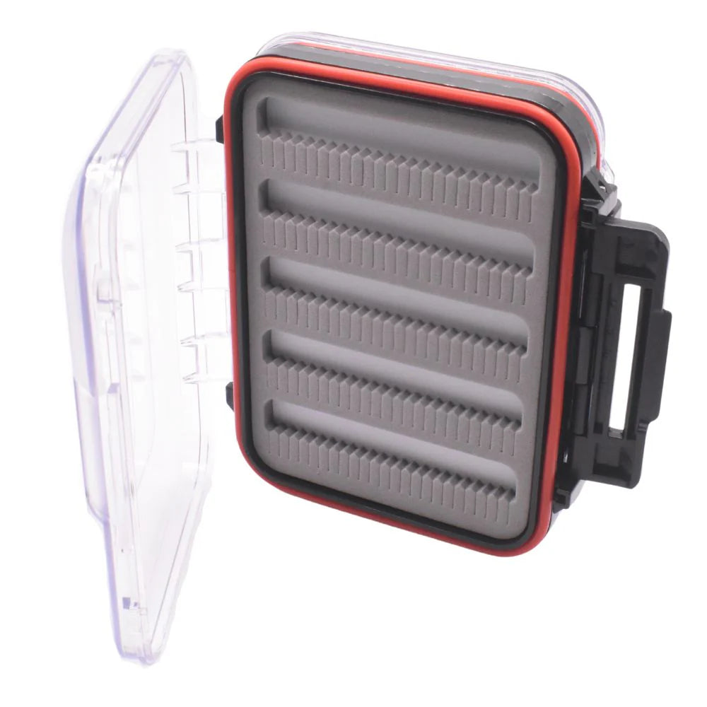 ice jig tackle box DOUBLE-SIDED COMPARTMENT/FOAM WATER-PROOF JIG BOX
