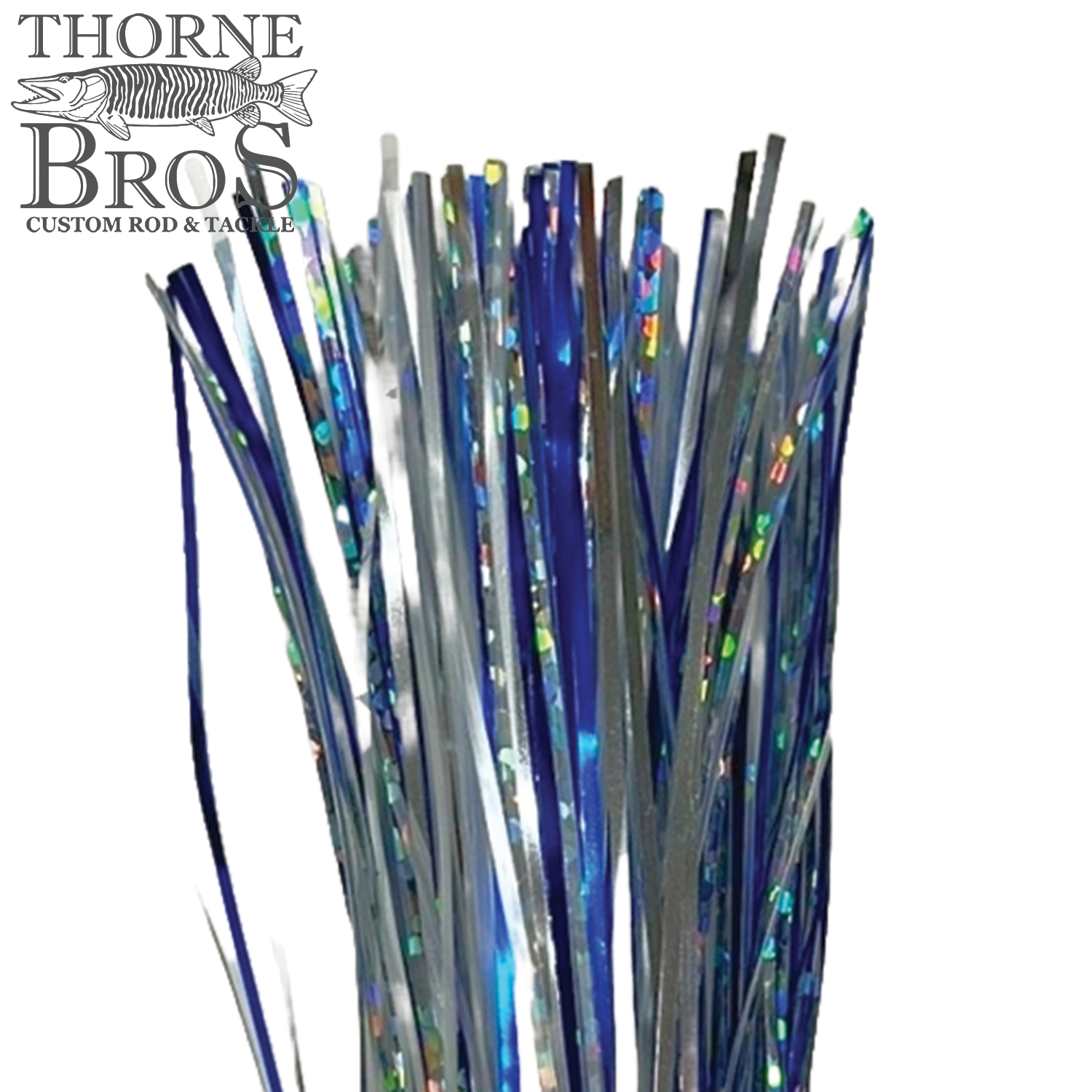 Thorne Brothers Pre-Tied Tinsel Skirt-Blended Tinsel