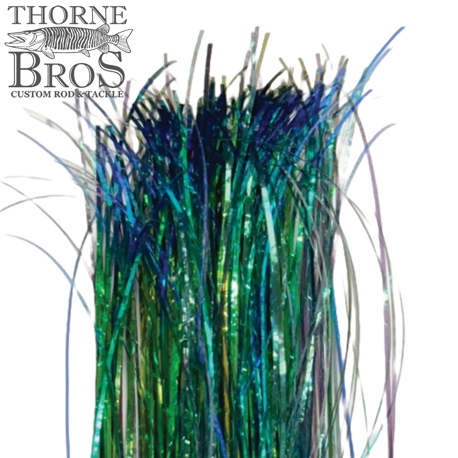 Thorne Brothers Pre-Tied Tinsel Skirt-Blended Tinsel