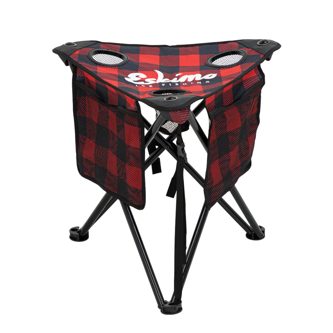 Eskimo XL Plaid Folding Ice Stool