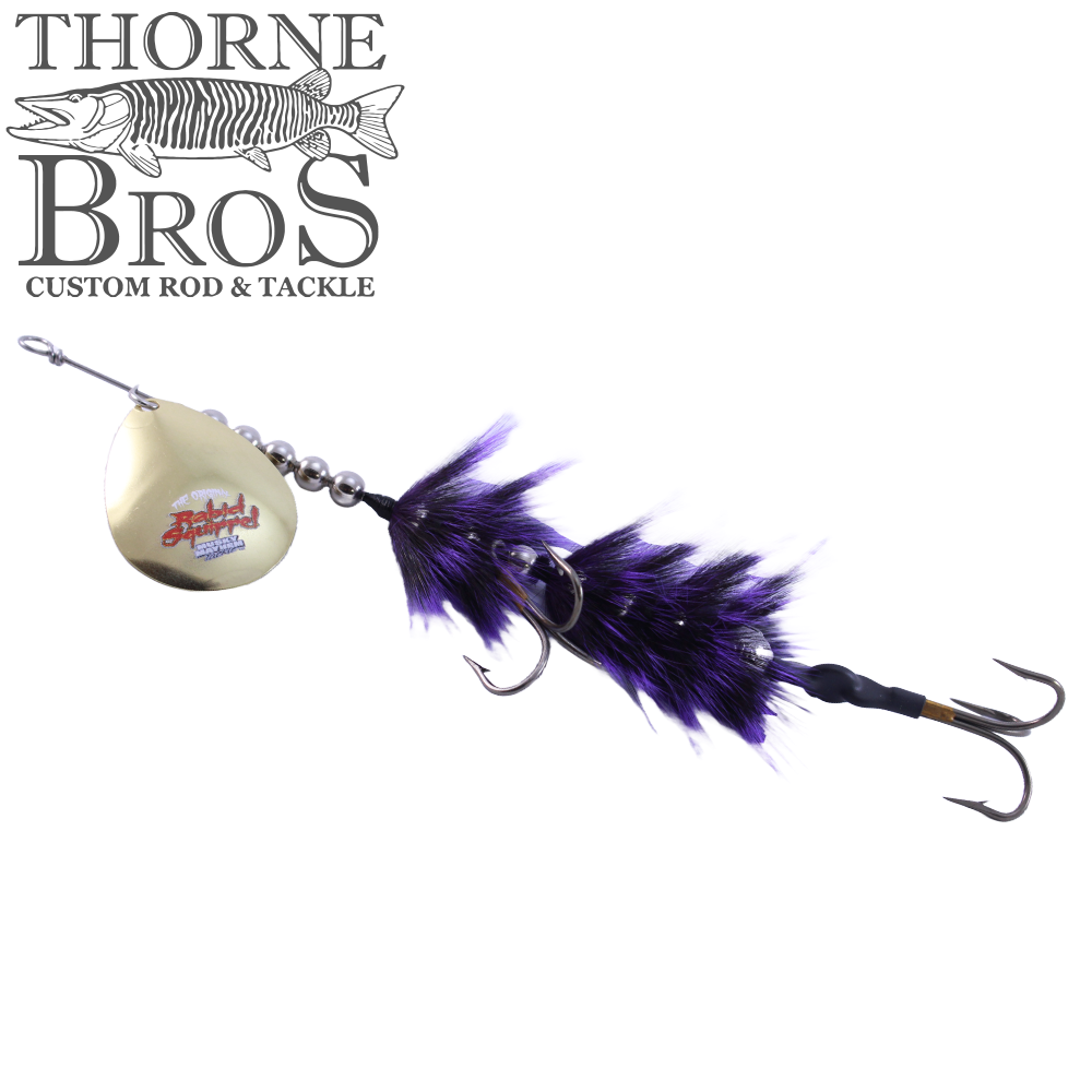 Musky Mayhem Rabid Squirrel 8" - Single Blade