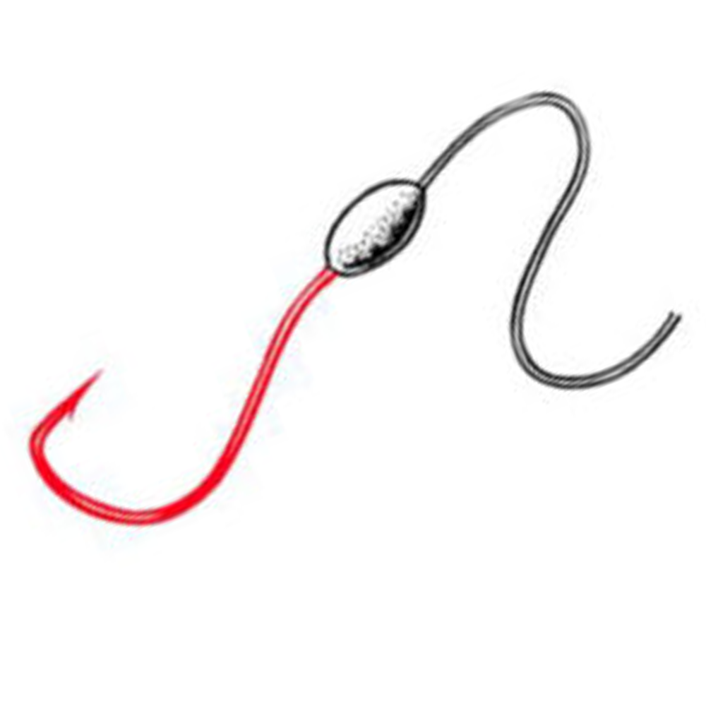 cheap snelled fishing hooks Owner Walleye Plus Snell - 4