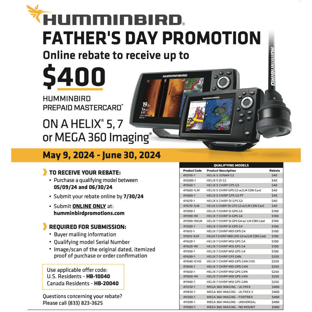 Humminbird Helix 7 GPS Chirp G4N 411630-1