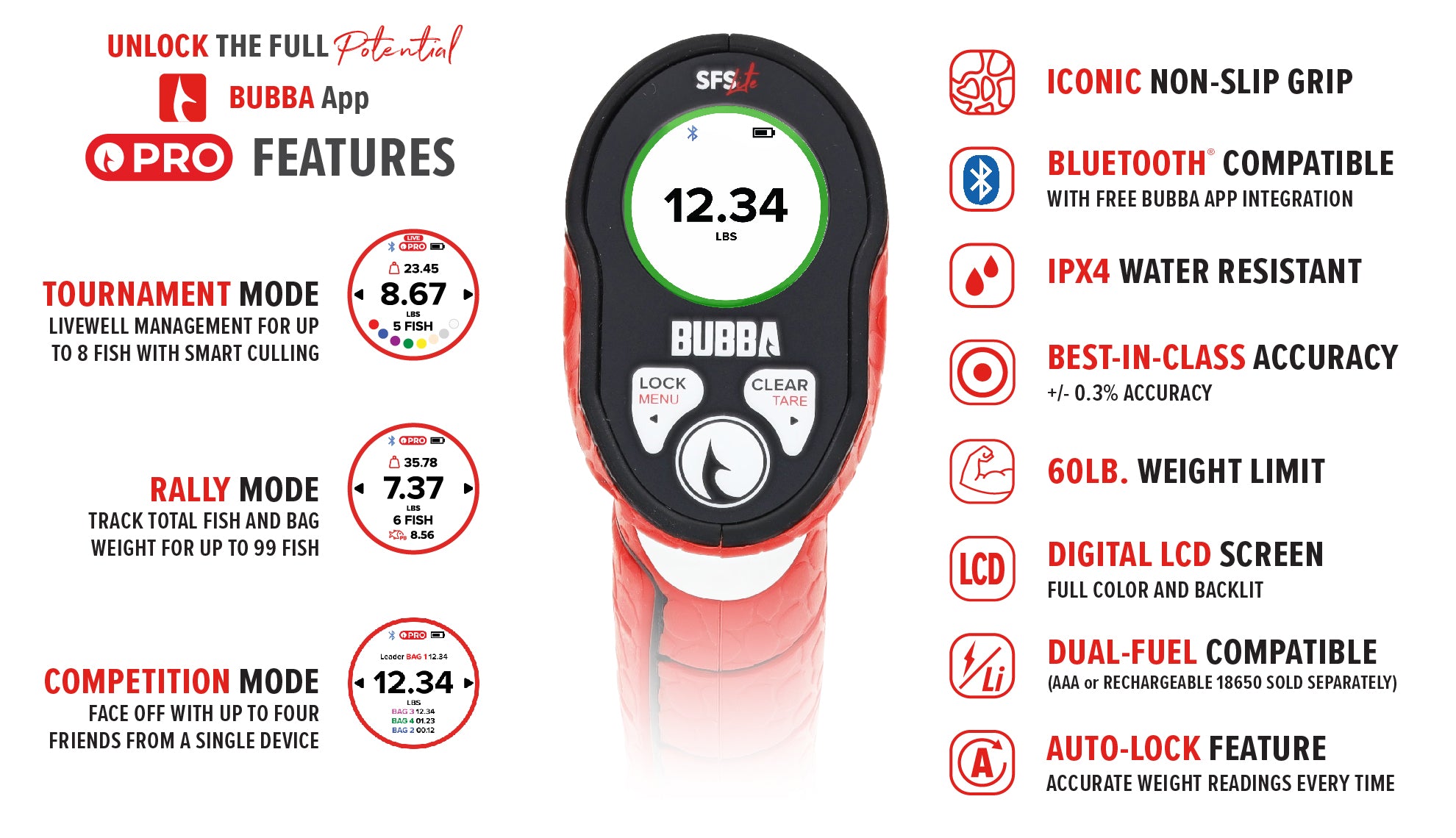Bubba Smart Fish Scale LITE