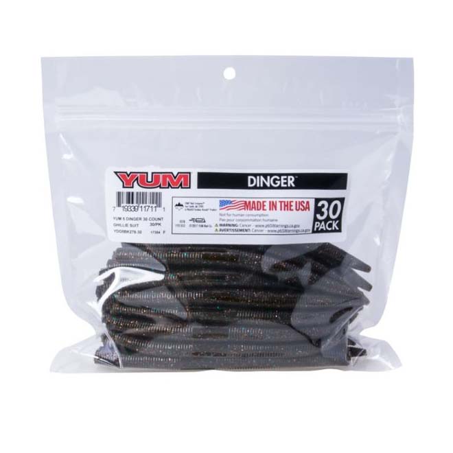 Yum Dinger Worm 5" - Bulk Pack