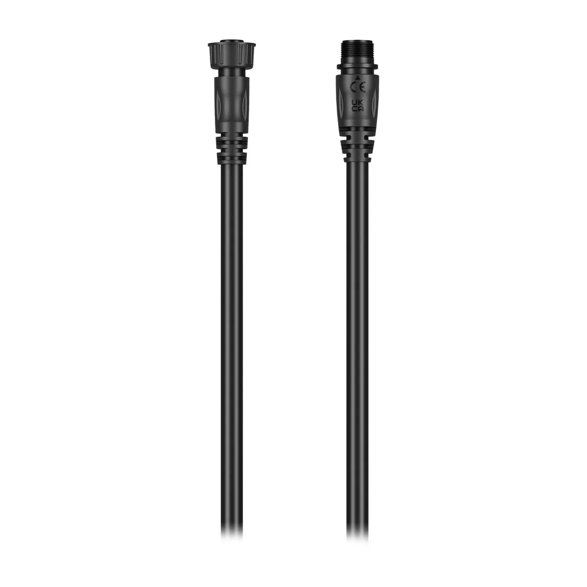 Extension Cable for the LiveScope™ 2 Series 3 ft black marine electronics cable with waterproof connectors for extending fishing sonar device connections.