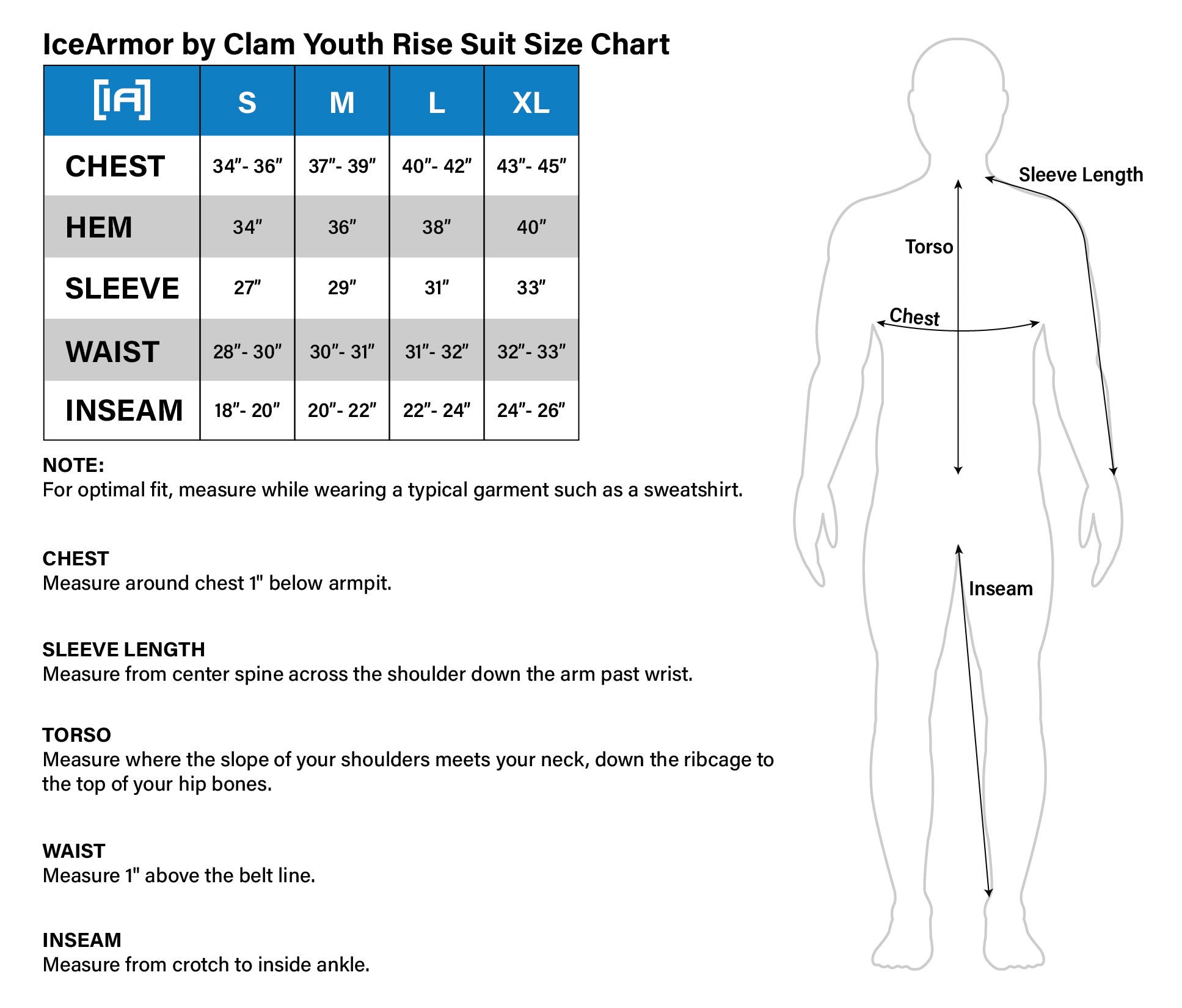 Clam Ice Armor Youth Rise Float Parka