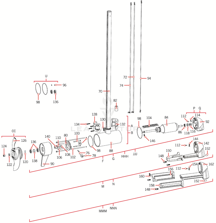 Minn Kota SPRING - TORSION | 4 | 80LB THRUST P/N: 975-041