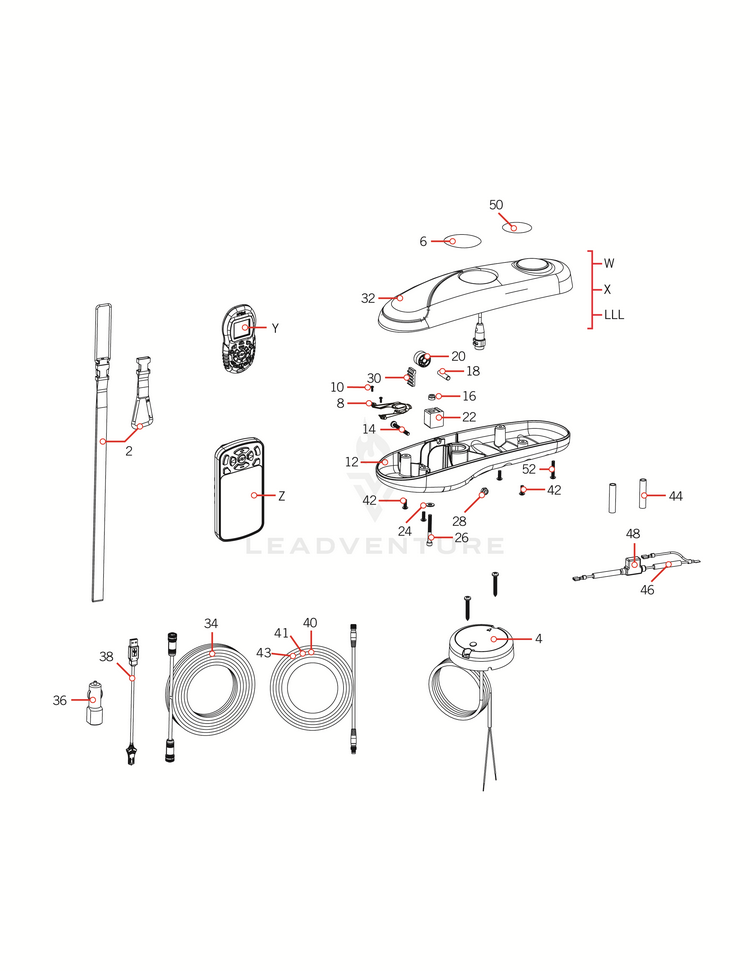 Minn Kota HEADING SENSOR ASSEMBLY (SUB) P/N: 2996400