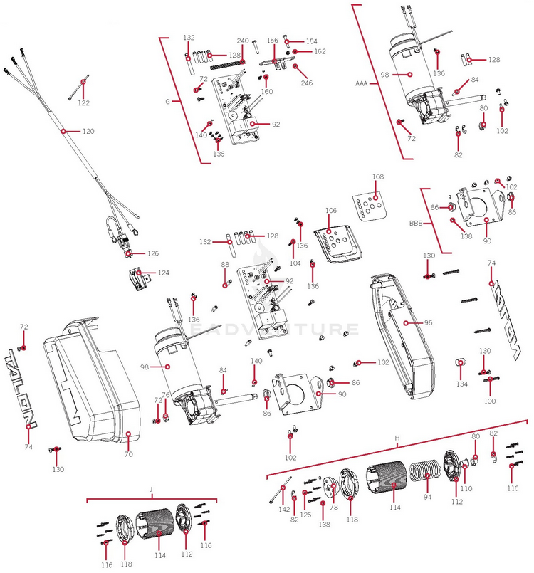 Minn Kota CONTROL BOARD KIT, TALON BT P/N: 2774151