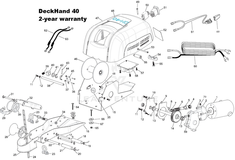 Minn Kota ROLLER, SMALL ASSEMBLY P/N: 2992306