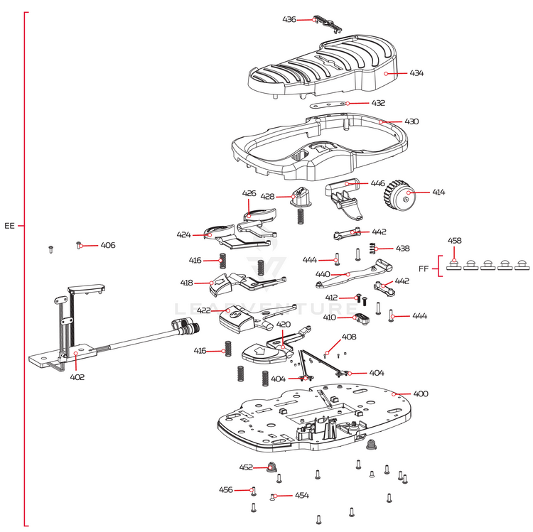 Minn Kota FOOT PEDAL ASM, TRV BT P/N: 2994722