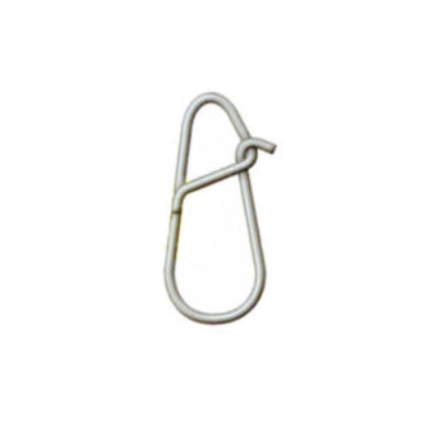 Owner Welded Quick Snap, a silver metal fishing snap clip designed for secure and quick attachment of fishing tackle components, aiding in efficient rig setup.