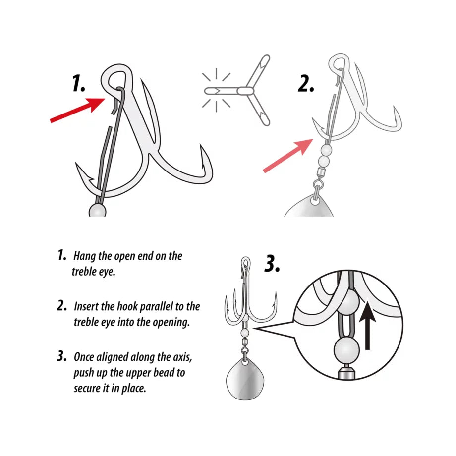 Gamakatsu One Touch Blade for Treble Hooks