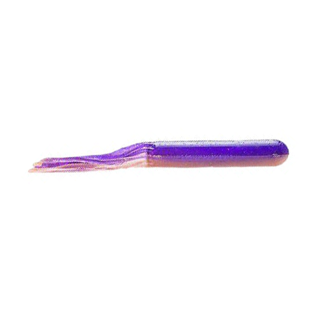 Z-Man EZ Tube in purple with a segmented, flexible body designed for fishing tackle, ideal for musky fishing and customized fishing lure setups.