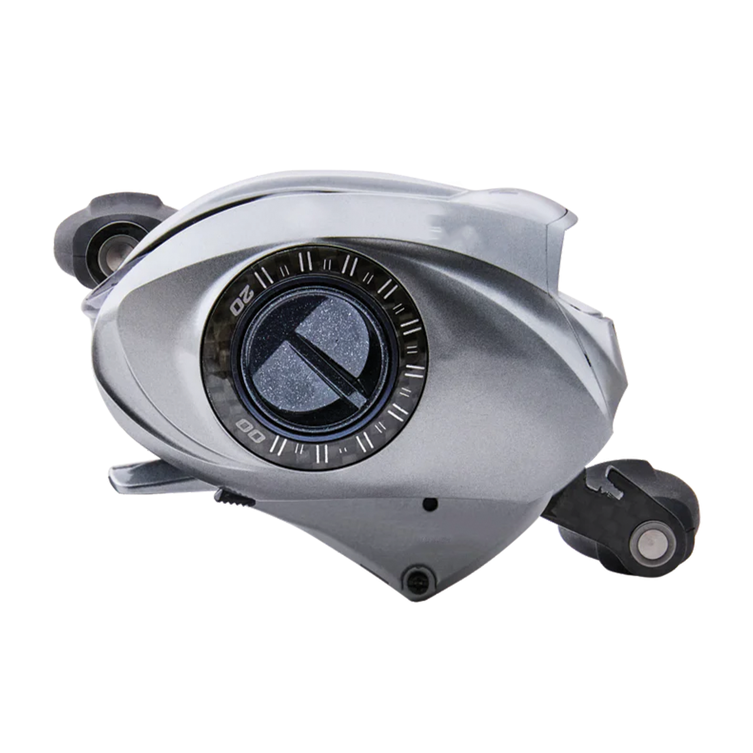 Metallic mechanical component on a white background