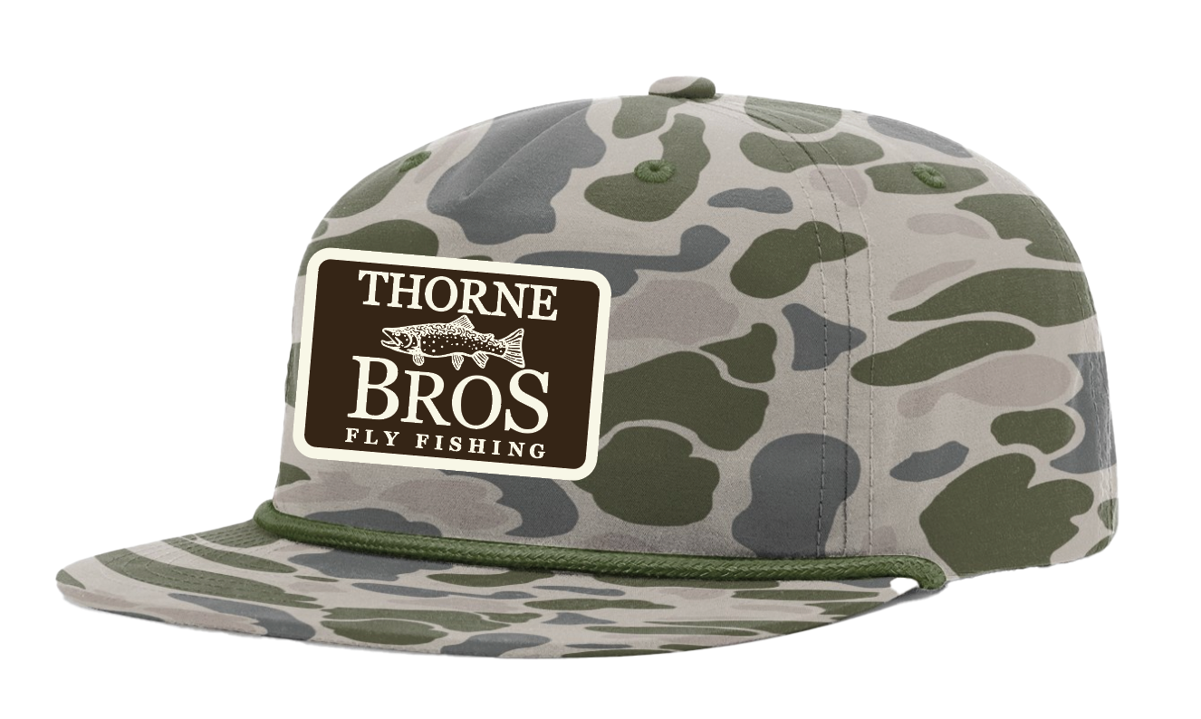 Thorne Bros Fly Fishing Trout Logo Richardson Umpqua 256P Olive Green