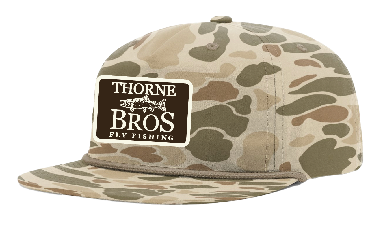 Thorne Bros Fly Fishing Trout Logo Richardson Umpqua 256P Light Brown