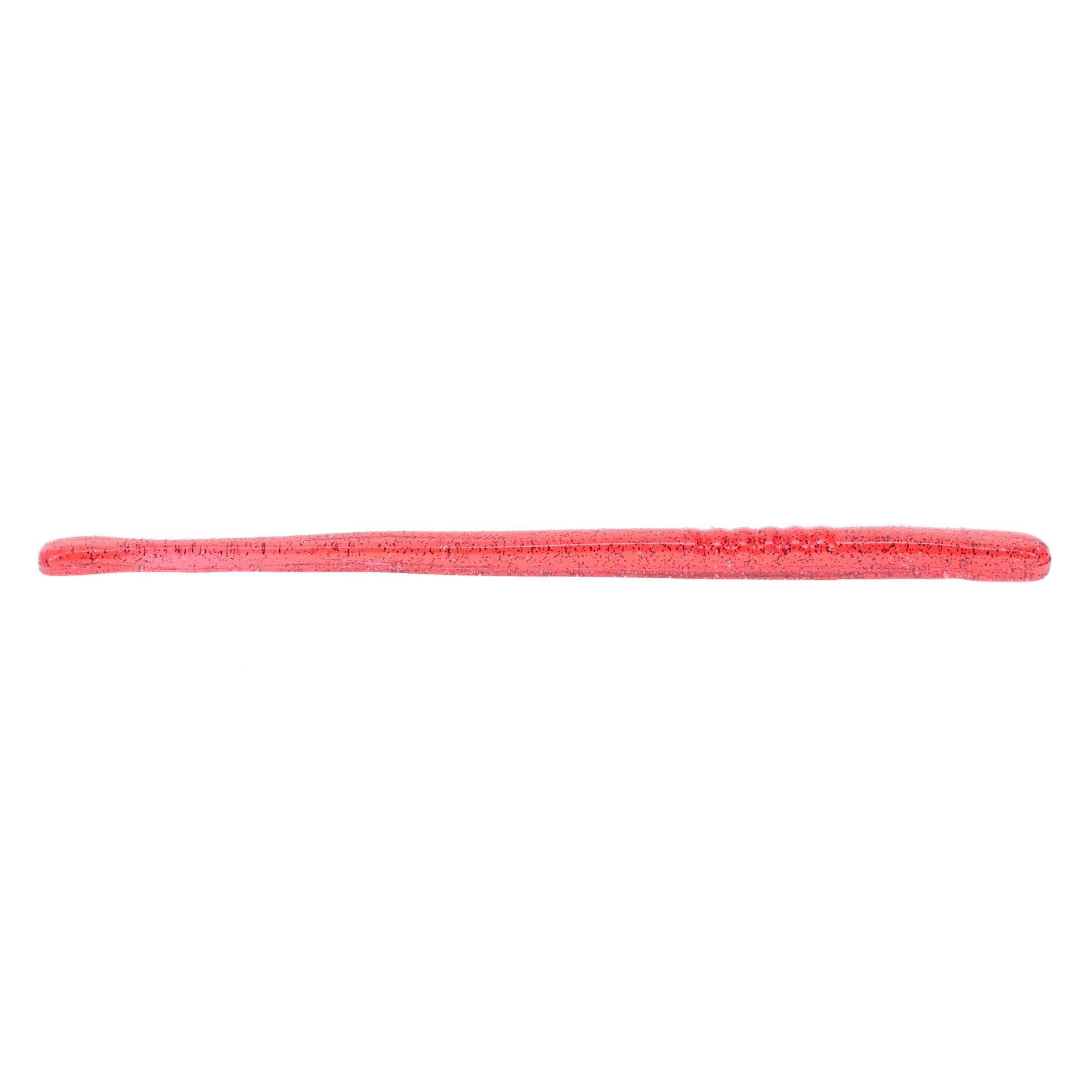 Strike King KVD Perfect Plastics Filler Worm 6" in red color, soft plastic fishing lure designed for improved action and attraction in fishing tackle.