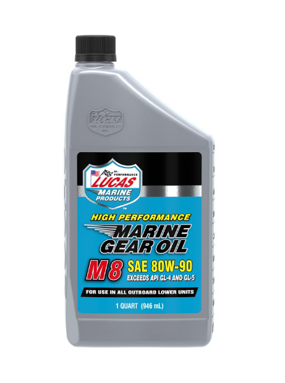 gear oil sae 80w-90 Lucas Oil Marine Gear Oil SAE 80W-90 M8