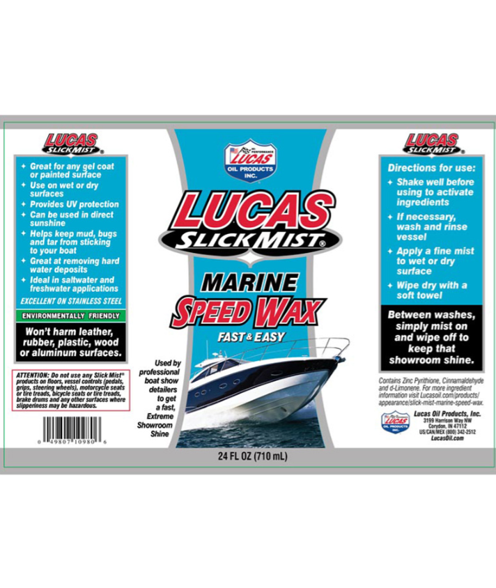 Lucas Slick Mist Marine Speed Wax 24oz. 10980