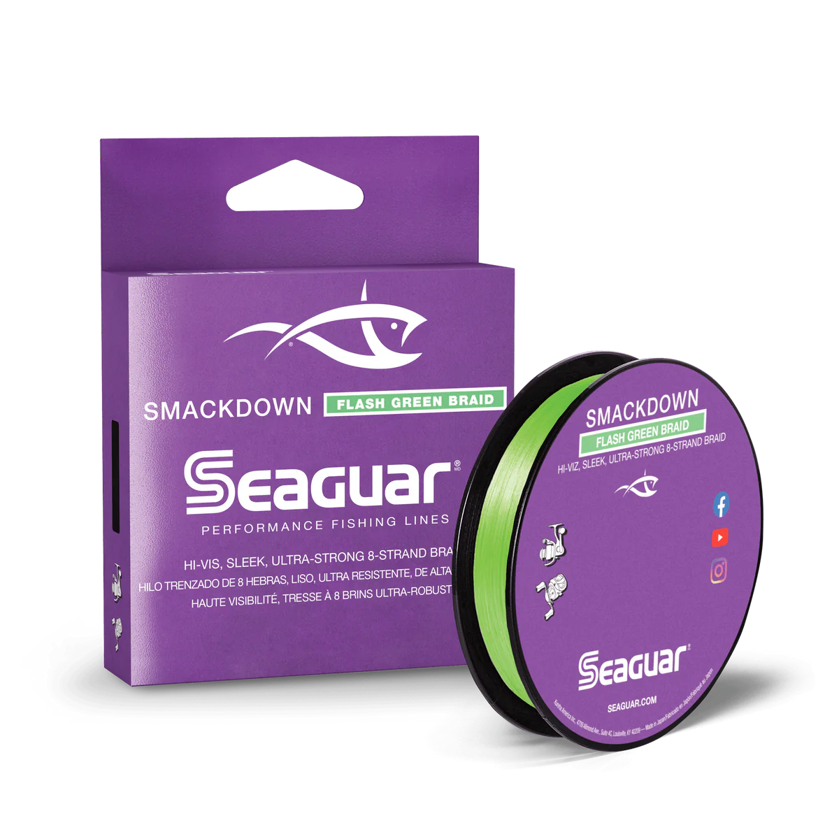 Seaguar Smackdown Braid - Flash Green