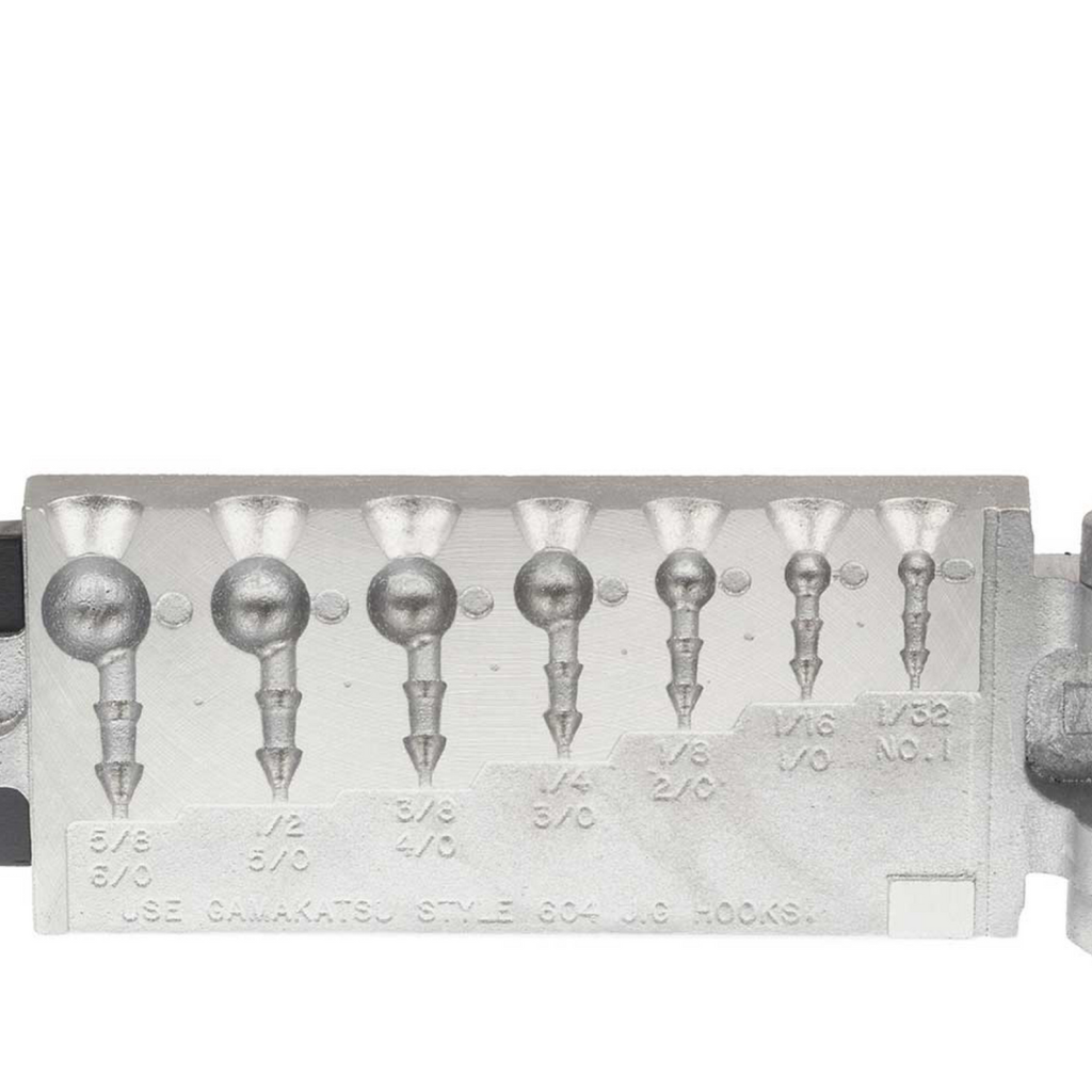 【美品レア】MOLDS asimocrafts tsuki_s_asi 槌目 Do-it Molds Round Head Jig Mold (Gamakatsu Hooks)