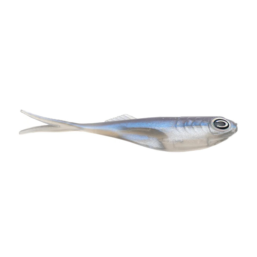 CAST Fishing Echo 2.75" soft plastic fishing lure designed to mimic a small baitfish with realistic blue and silver coloring for effective fishing tackle use.